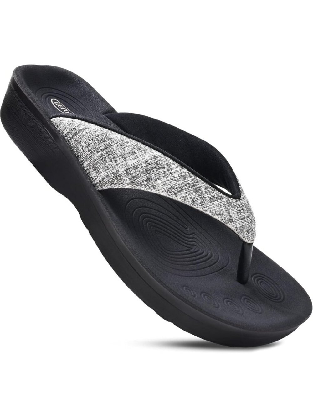 🆕Women's Mellow Black Comfy Arch Support Flip Flops Orthopedic Sandals Slip on